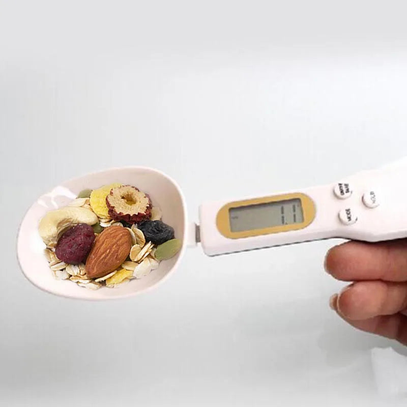 500g/0.1g LCD Digital Kitchen Measuring Spoon Eco-Friendly Plastic Baking Scale Mini Weighing Spoon for Cooking & Baking