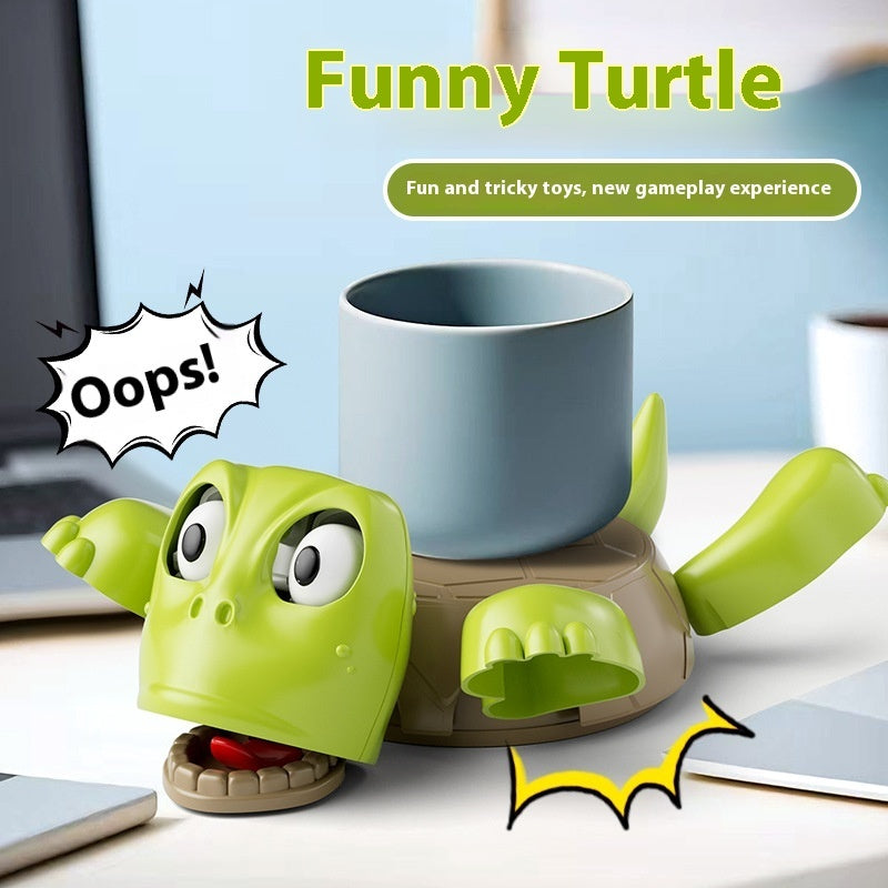 Funny Turtle Coaster Press Desktop Decoration.