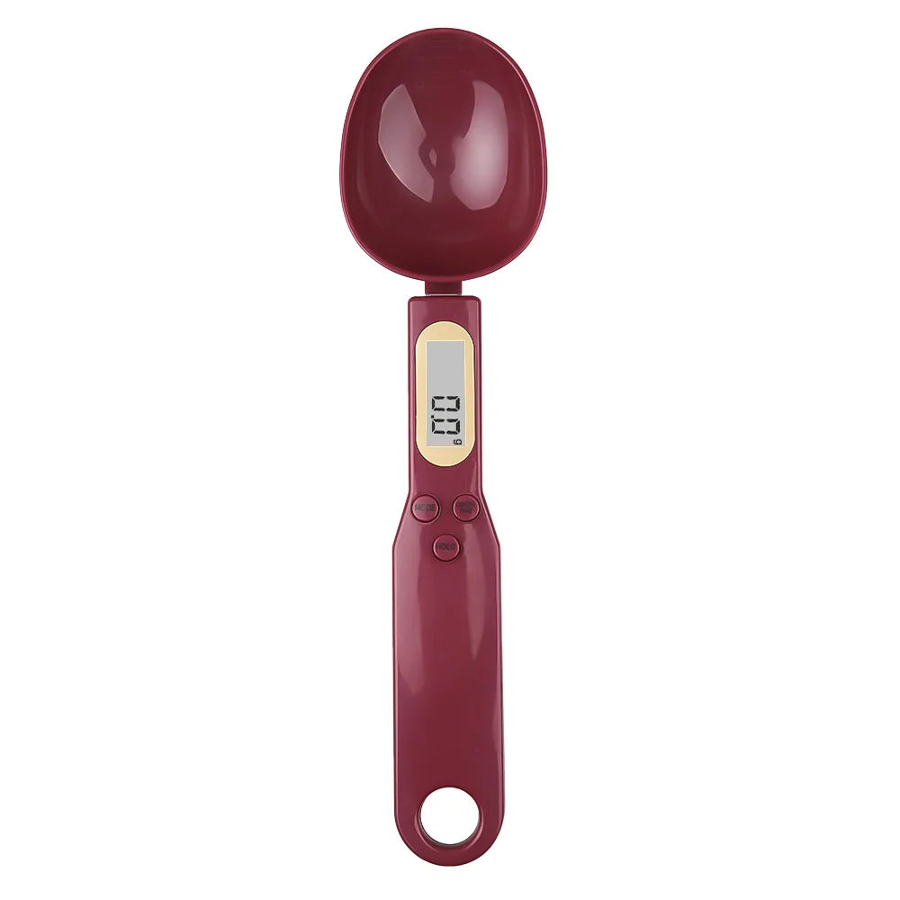 500g/0.1g LCD Digital Kitchen Measuring Spoon Eco-Friendly Plastic Baking Scale Mini Weighing Spoon for Cooking & Baking