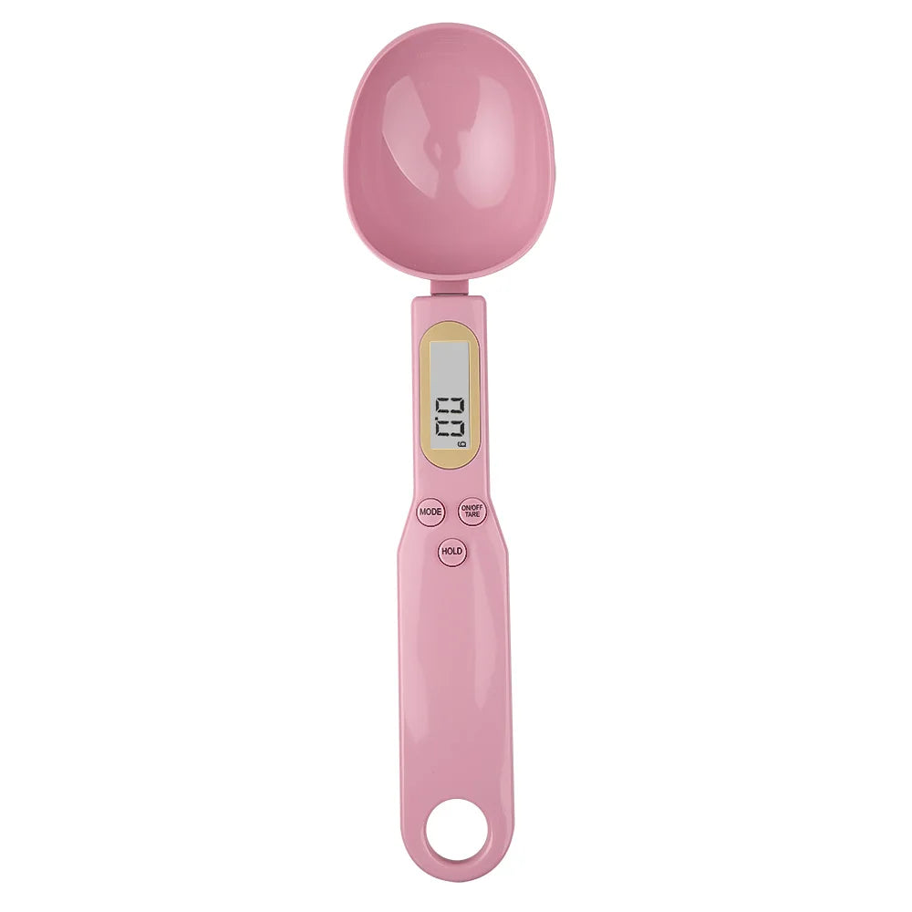 500g/0.1g LCD Digital Kitchen Measuring Spoon Eco-Friendly Plastic Baking Scale Mini Weighing Spoon for Cooking & Baking