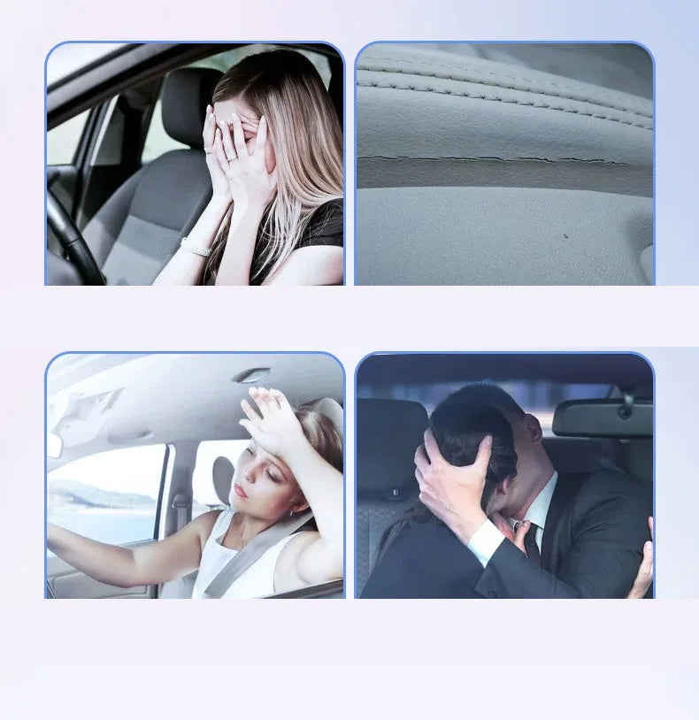 Magnetic Car Sunshade Window Curtains UV Protection Privacy Shield Auto Interior Accessories Titanium Silver Coating 2PCS Set